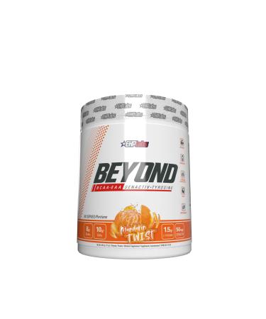 EHP Labs Beyond BCAA Powder Amino Acids Supplement for Muscle Recovery - 8g of Sugar Free BCAAs Amino Acids Post Workout Recovery Powder & 10g of EAA Amino Acids Powder - 60 Servings (Mandarin Twist)