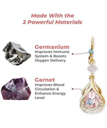 2024 NEW Lymphflow Magnetogen Earrings Lymphatic Magnetotherapy Germanium Earrings Halolux Lymphvity Magnetic Therapy Acupuncture Earrings Lymph Drainage Earrings Jewelry For Women Purple - Buy Online on SooperMarket.com