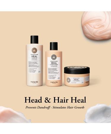 Maria Nila Head & Hair Heal Shampoo - Prevents Scalp Problems, Stimulates Hair Growth - 100% Vegan, Sulfate/Paraben Free - 11.8 Fl Oz - Buy Online on SooperMarket.com