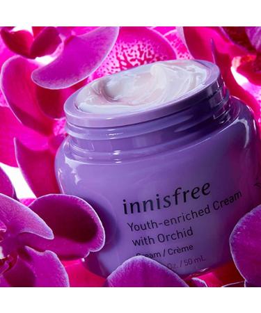 Innisfree Orchid Youth Enriched Cream Hyaluronic Acid Face Moisturizer 1.69 Fl Oz - Hydrating Anti-Aging Facial Cream - Buy Online on SooperMarket.com