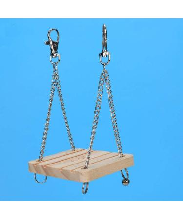 Premium Hamster Swing & Toys | Wooden Hanging Beds for Hamsters Mice Guinea Pigs & Chinchillas - Ideal Pet Accessories - Buy Online on SooperMarket.com