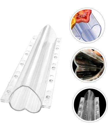 SUPVOX Tools 3pcs Vegetable Shaping Mold Cucumbers Fruit Plastic Heart Garden Cucumber Mold Modeling Strawberry Toaster Oven Transparent 20x6.5cm - Buy Online on SooperMarket.com