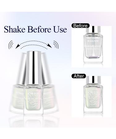 RARJSM Chrome Nail Powder | Liquid Magic Aurora Metallic Chameleon | Iridescent Glitter for Gel Polish | No Curing Required | 5ML 0.17FLOZ - Buy Online on SooperMarket.com