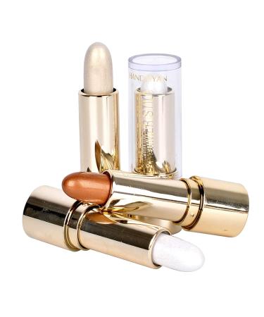 Waterproof Face Glitter Highlighter Stick - Long-Lasting Bronzer Shimmer - White - Buy Online on SooperMarket.com