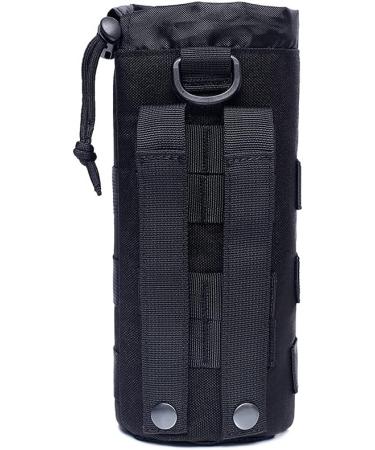Acexier Tactical Molle Water Bottle Bag - Outdoor Hydration Gear for Camping Hiking & Fishing - Black Sports Travel Bag - Buy Online on SooperMarket.com
