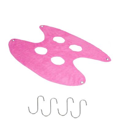 Zwzrfmzhml Dog Care Hammock - Pet Fur Care Harness & Nail Cutting Tool in Rose Red | Ideal for Pet Groomers - Buy Online on SooperMarket.com