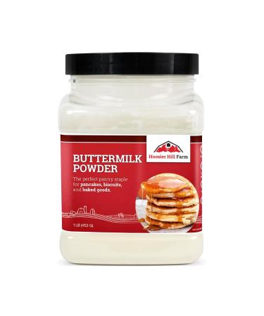 Hoosier Hill Farm Buttermilk Powder, 1 Pound 1 Pound (Pack of 1)