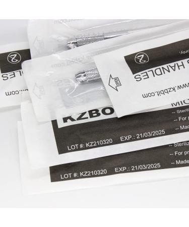 10 Multi-color Double Sided Microblading Handles Individually Packaged - Lot # and Exp. Date Included - Buy Online on SooperMarket.com