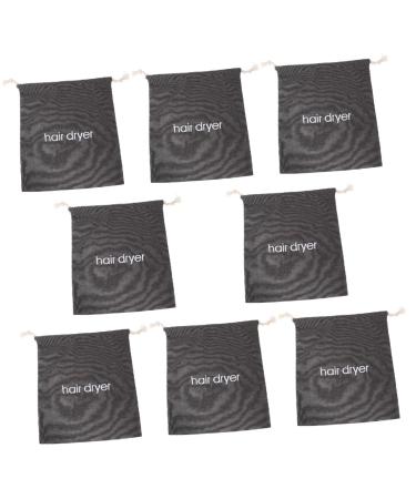 Baluue 8 Pcs Hair Dryer Storage Bag Clothes Storage Bag Travelling Backpack Hairdryer Bag for Women Canvas