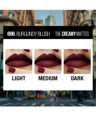 Maybelline Color Sensational Matte Hydrating Lipstick in Burgundy Blush 0.15 oz - Nude, Pink, Red, Plum Lip Color - Buy Online on SooperMarket.com