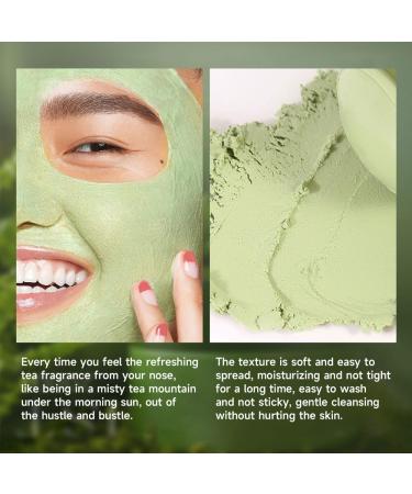 Green Tea Mask Stick with Silicone Scrubber | Deep Pore Cleanse & Blackhead Remover | Smooth Skin & Refine Pores - 45g/1.59oz - Buy Online on SooperMarket.com