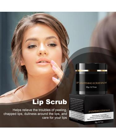 H.D.S.N. Lip Scrub 20g - Natural Exfoliator for Dry & Dark Lips - Moisturizing Balm for Smokers - 0.7 Fl Oz (Pack of 1) - Buy Online on SooperMarket.com