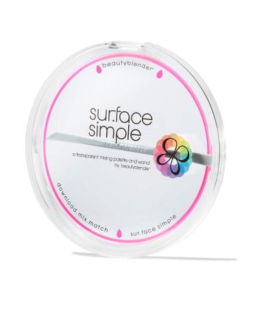 beautyblender sur.face simple Portable Clear Palette + Mixing Wand | Foundation & Cream Mixer - Buy Online on SooperMarket.com