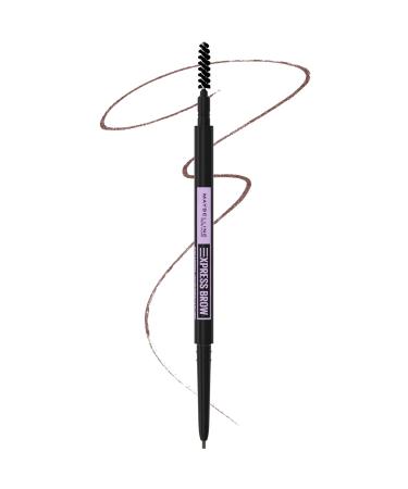 Maybelline Brow Ultra Slim Defining Eyebrow Makeup Mechanical Pencil With 1.55 MM Tip And Blending Spoolie For Precisely Defined Eyebrows, Warm Brown, 0.003 oz. 256 WARM BROWN
