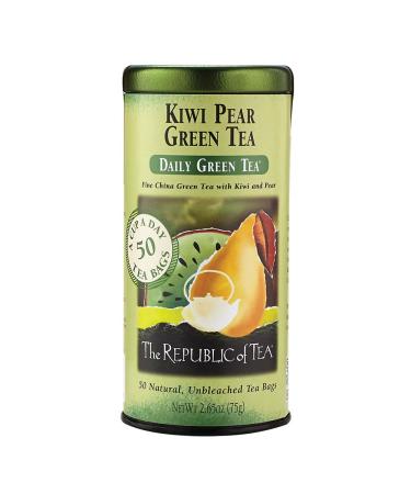 The Republic of Tea, Kiwi Pear Tea, 50-Count 50 Count (Pack of 1)