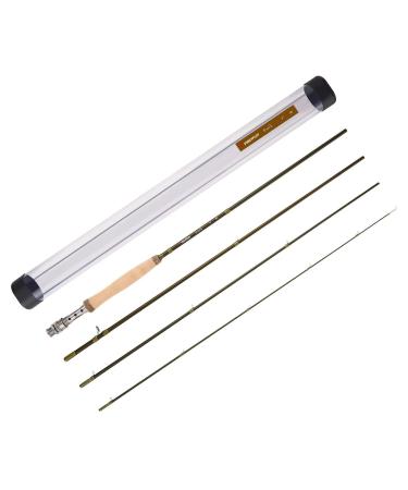 Piscifun Sword Fly Fishing Rod 4 Piece, 9ft Graphite and IM7 Carbon Fiber Blank Fly Rod, Chromed Guide and Durable Fishing Rod, 4/5/6/7/9wt 6wt-9'