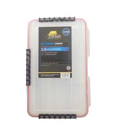 Plano Waterproof Stowaway Tackle Box Clear 14" x 9" x 2.88"
