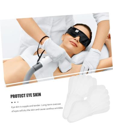 minkissy 60 Sheets Eye Mask Cotton Eye Paper Reusable Eye Patches Care White Non-woven Fabric - Buy Online on SooperMarket.com