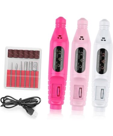 POPETPOP Professional Acrylic Gel Tool Acrylic Nails Tools Electric Nail File Manicure Polishing Tools Portable Nail Drill Professional Nail Drill Machine Manicure Tool Polisher White Major 13.8*2.8cm White - Buy Online on SooperMarket.com