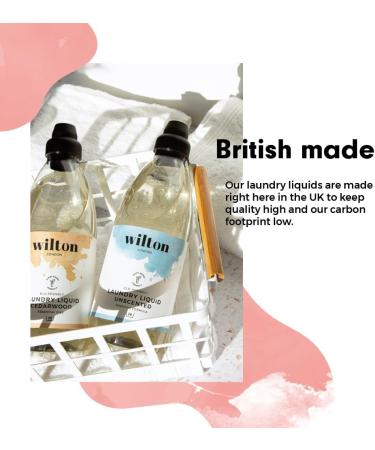 Wilton London Eco Friendly Unscented Laundry Liquid 28 Washes - Non-Bio | Plant-Based & Biodegradable Detergent | Made in UK - 1L (Pack of 1) - Buy Online on SooperMarket.com