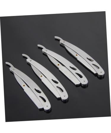 Shop Cabilock Father's Day Gifts: 6-Piece Stainless Steel Razor Holder Set for Men - Vintage Folding Razor Holder - Buy Online on SooperMarket.com