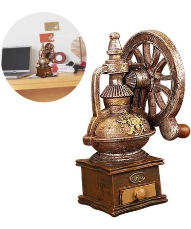 Cabilock Desktop Bookcase 1pc Model Style Home Yellow Resin Coffee Photo Props Vintage Bar Miniature Figurine Maker Shop for - Buy Online on SooperMarket.com