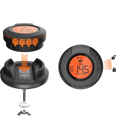 Rosenstein & Sons Smart Digital Grill Thermometer with Bluetooth & 2 Sensors - Perfect for Every Grilling Enthusiast | International Shipping Available - Buy Online on SooperMarket.com