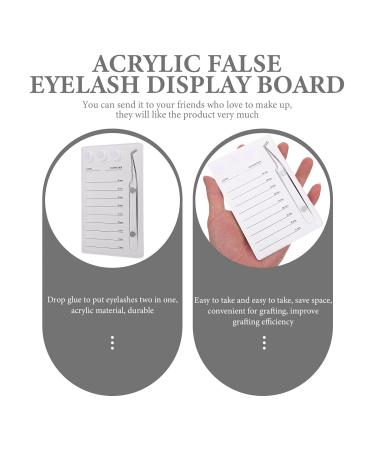 Buy Magnetic Eyelash Board - Acrylic Display Tray for Eyelash Extensions & Grafting Supplies | Premium Eyelash Accessories - International Shipping Available - Buy Online on SooperMarket.com