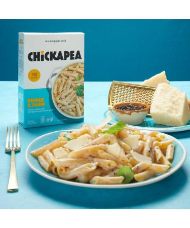 Chickapea One Pot Chickpea Pasta - Parmesan & Cracked Pepper - 198g (Pack of 6) Cacio e Pepe 198 g (Pack of 6) - Buy Online on SooperMarket.com
