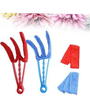 HOMSFOU Cleaning Brush 4 Pcs Brush Window Blind Cleaner Washable Window Cleaner Shutter Cleaner Window Duster Multifunctional Cleaner Blinds Cleaner Fence Air Conditioner - Buy Online on SooperMarket.com