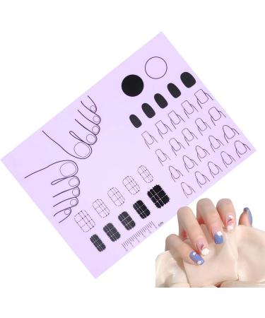 Silicone Nail Mat | Manicure Protector Mat for Nail Practice Nail Polish Coloring Practice Professional Nail Manicure Tools for Acrylic Fingernails - Buy Online on SooperMarket.com