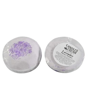 Candles and Cream Lavender Shower Steamers - Aromatherapy for Stress Relief - Set of 2 - Buy Online on SooperMarket.com
