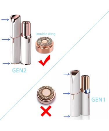 Facial Hair Remover Replacement Heads Generation 2 - Smooth & Painless - As Seen On TV - Buy Online on SooperMarket.com