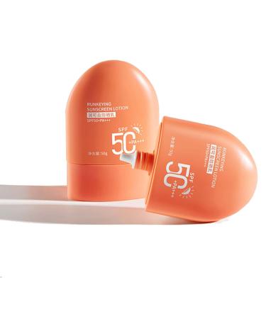 SPF50+ Sun Cream Face Moisturiser Brightening Serum For Face High Protection Against Uva & Uvb Face Suncream Sun Cream For All Skin Types Anti Aging&Skin Brightening Skin Barrier Repair 50g