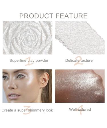 Pearl White Highlighter Makeup - Shimmer Glitter Diamond Eyeshadow Palette for Face & Body - EVpct 0.1 oz - Buy Online on SooperMarket.com