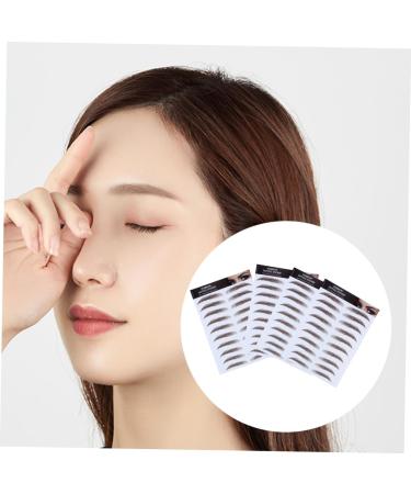 Gogogmee Hair-like Eyebrows 4pcs Eyebrow Stickers Tool Stickers Imitation Eyebrows Water Transfer Eyebrow Sticker Mold Cosmetic - Buy Online on SooperMarket.com