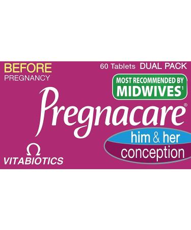 THREE PACKS of Vitabiotics Pregnacare His & Hers by Vitabiotics - Buy Online on SooperMarket.com