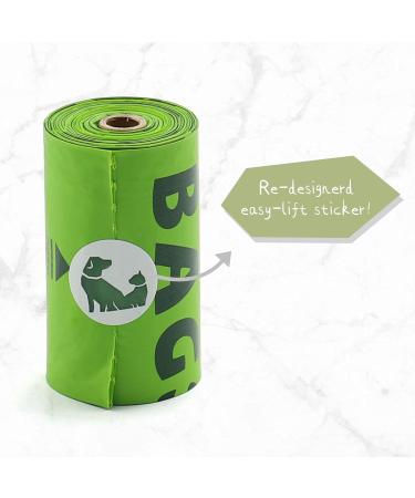 ANWA 100% Compostable Biodegradable Dog Poop Bags Extra Thick Leak Proof with EN13432 Certification and ASTM D6400 Standards Cornstarch Earth Friendly Unscented Doggy Poo Bags 8 Rolls/120 Pooh Bags 120 count (Pack of 1) - Buy Online on SooperMarket.com