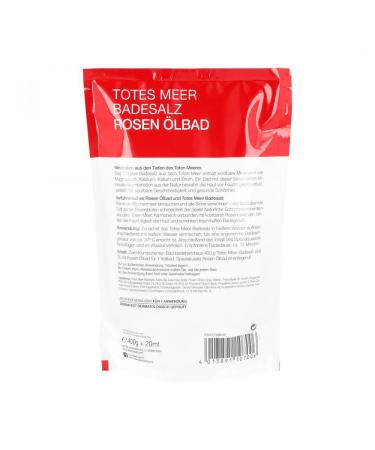 Buy DERMASEL Dead Sea Bath Salt + Rose SPA 1 P - Luxurious Soothing Bath Experience | International Shipping Available - Buy Online on SooperMarket.com