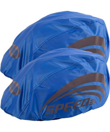 JSHAHA 2 Pack Bicycle Helmet Covers - Durable Blue Rain Protection for Cycling - Universal Fit - Buy Online on SooperMarket.com