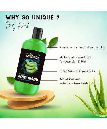 Aloe Vera Body Wash | Moisturizing Shower Gel for Women | 400ml Skin Cleanser | Nourishing Body Wash - Buy Online on SooperMarket.com