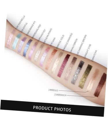 FOYTOKI 2 pcs Makeup Supplies Cosmetics Shiny Liquid Accessories Women Shadow Eye Glitter - Buy Online on SooperMarket.com