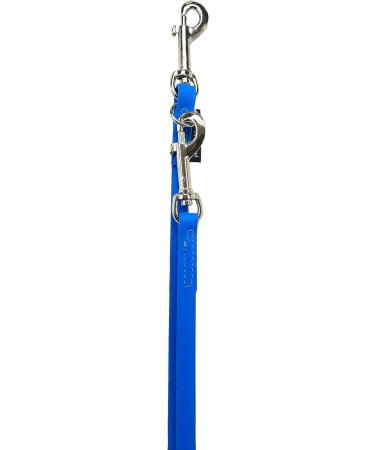Biothane Dog Leash for Small & Large Dogs - Adjustable 2m/2.4m/2.8m/3.5m/5m with Silver Hook - Light Blue 9mm | Durable & Stylish - Buy Online on SooperMarket.com