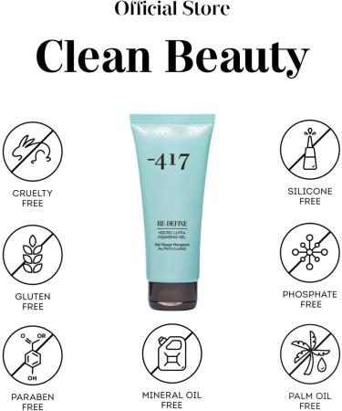 417 Dead Sea Cosmetics Redefine Facial Micro Luffa Foaming Gel - Purifying Cleanser | Daily Face Wash - Buy Online on SooperMarket.com
