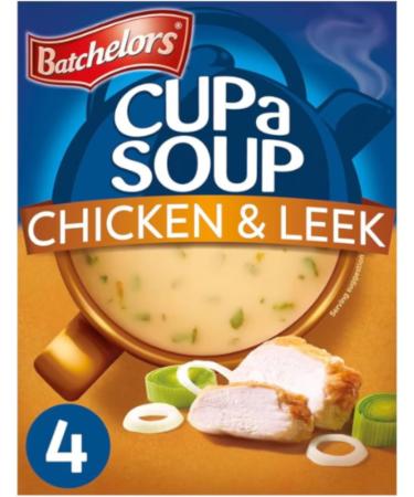 Cuppa Soup Variety Bundle - 4 Delicious Flavours - with Batchelors Cup a Soup Beef & Tomato Chicken & Leek Broccoli & Cauliflower and Mushroom - 16 Sachets in Total - Ready in Minutes - Buy Online on SooperMarket.com