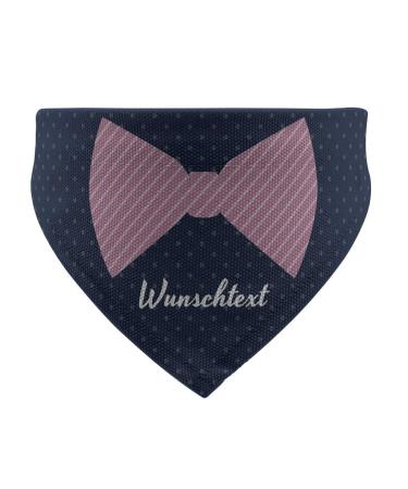 printplanet - Dog scarf with name or text - Scarf for dogs - Layout bow tie - Size S Size S Bow tie