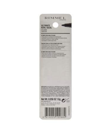 Rimmel London Ultimate Kohl Kajal Waterproof Eyeliner - 003 Smoked Emerald 0.06 oz - Buy Online on SooperMarket.com