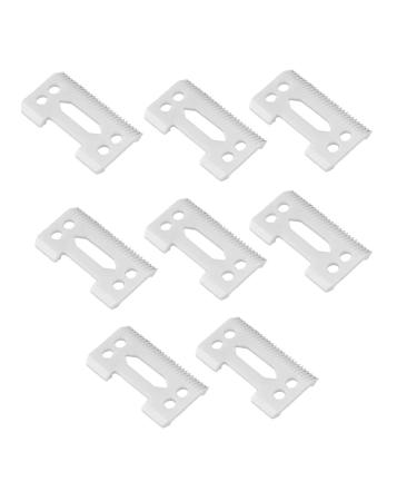 Nicfaky 8 Pieces Ceramic Blade Ceramic Replacement Cutter 28 Teeth Ceramic Clipper Blade Replacement Cutter 2- Clipper