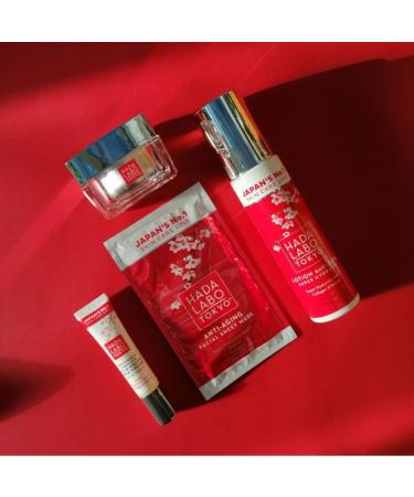Hada Labo Tokyo Red Anti-Ageing Sheet Mask in Sachet - Buy Online on SooperMarket.com