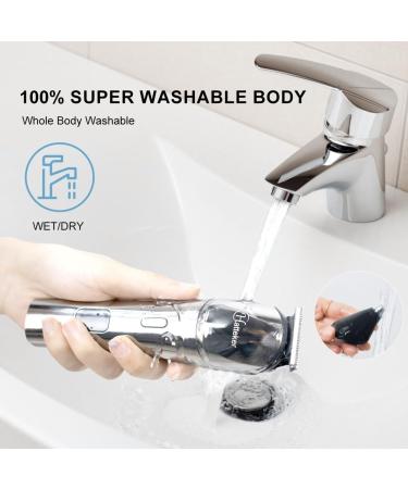 Hatteker Waterproof Beard Trimmer for Men | Cordless Grooming Kit - Mustache Face Nose & Body Hair Clippers - Perfect Gift for Men - Buy Online on SooperMarket.com